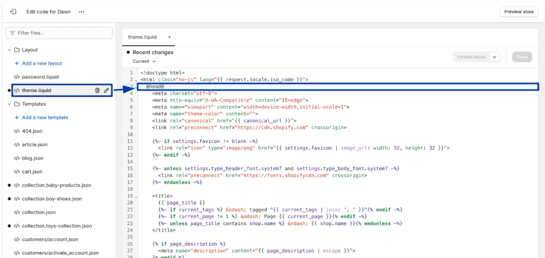 Add Meta Tags to Shopify for Facebook 7